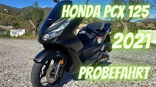 DIE NEUE Honda PCX (2021)  Probefahrt, Soundcheck, Walkaround, 0-100 km/h (DEUTSCH/GERMAN) VLOG129