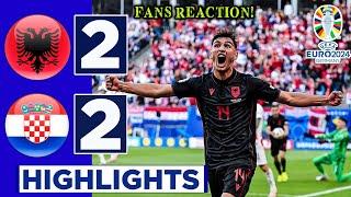 Croatia - Albania (2-2) HIGHLIGHTS | Euro 2024