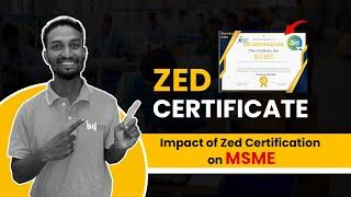 Zed Scheme क्या है | Impact of Zed Certification Scheme on MSMEs