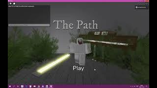 Roblox - The Path, small eerie map