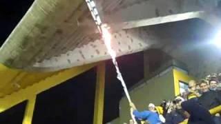 This is what Boca Juniors do to the other Fans' Banner