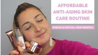 Affordable anti-aging skin care routine 2017 | Marcelle REVIVAL+ SKIN RENEWAL