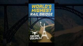 World Highest Railway Bridge #chenabrailbridge #facts