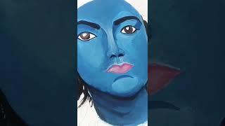 Sri Krishna drawing|| water colour drawing|| easy drawing