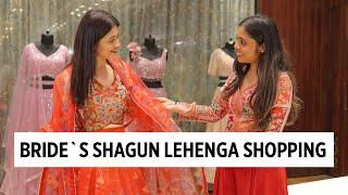 Shagun Engagement Lehenga Shopping for Bride at G3surat | Bride's Side Function Shopping