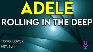 Adele - Rolling In The Deep - Karaoke Instrumental - Lower