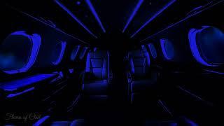 DARK PREMIUM Luxury Private Jet Flight | Brown Noise Ambience | Sleeping, Reading, Studying | Zen