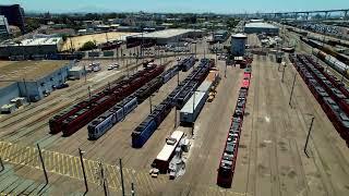 San Diego MTS Train Yard