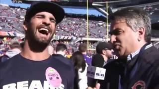 Seth Rollins Interview at a Chicago Bears Game