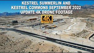 Kestrel Summerlin and Kestrel Commons Summerlin September 2022 Update 4K Drone Footage