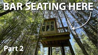 DIY Family Treehouse Build: Part 2 | Treehouse bar (for the kids...)