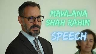 Shah Rahim Speech on Building a Better World