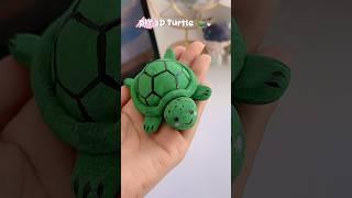 Room decor 3D Turtle Craft ideas #shorts #art #diy #youtubeshorts