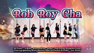 Rob Roy Cha - Intermediate Line Dance | Demo by : Amare Lollipop