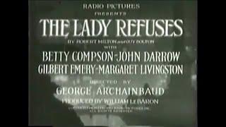 The Lady Refuses (1931)