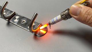 Don't throw away old Batteries! Genius invention with Welding Machine