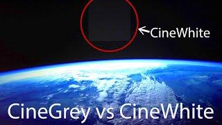 Elite Screens CineGrey vs CineWhite