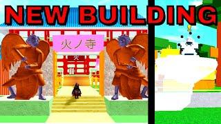 NEW GIANT BUILDING AND OP ITEMS UPDATE IN ROBLOX Naruto War Tycoon