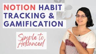 Notion Habit Tracking & Gamification | Simple to Advanced