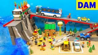 LEGO DAM BREACH EXPLOSION cause FLOOD CITY - DISASTER Action MOVIE - ep 73