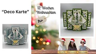 12 Wochen Weihnachten! "Deco Karte" mit den Produkten von Stampin`UP!