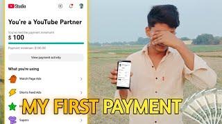 MY FIRST PAYMENT FROM YouTube  || मेरे 3 साल की मेहनत की पहली कमाई 