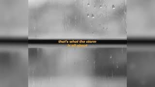 the storm