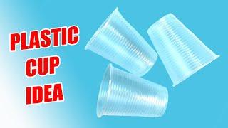 I'll show you what to do with plastic cups  Amazing DIY idea for home! 