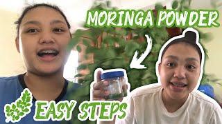 MORINGA POWDER from leaves | Make your own at HOME