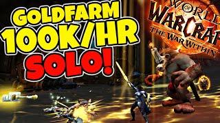 100,000 Gold Per Hour SOLO Goldfarm - TWW Goldmaking