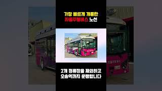 가장 빠르게 개통한 자율주행버스 노선