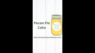 How to make PECAN PIE CAKE | YouTube Shorts | Easy dessert recipe for two