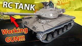 TOO Dangerous for kids - RC TANK with working GUN Heng Long 1/16 3839-1