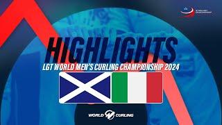 Bronze medal game: Scotland v Italy - LGT World Men's Curling Championship 2024 - Highlights