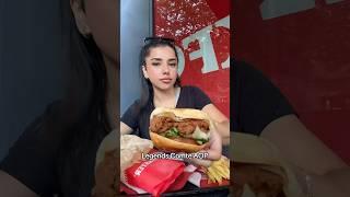 Everything I ate at KFC in France  #shorts #eating #food #mukbang