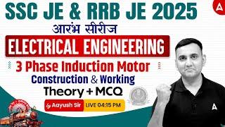 SSC JE/ RRB JE 2025 | 3 Phase Induction Motor Construction & Working | Electrical Engineering