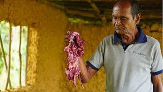 Rainy Day Treat! How to Make Beef Curry  & Mix It With Cassava  Mr Gune Village Cooking