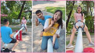 Prank my friend by seesaw FUNNY  Su Hao #shorts by SH TikTok