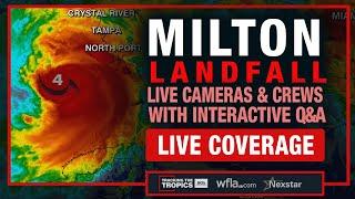 #BREAKING MILTON NEARS LANDFALL: Wobble Tracker, Hurricane's Latest Track, Florida Tornado Warnings