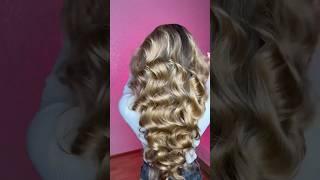 Heatless Curls with SOCKS  #hairhack #hairstyle #beautifulcurls #beautytutorial #hairtutorial