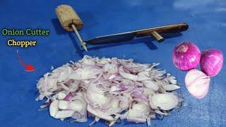 How to make Onion Cutter || DIY Onion Cutter chopper || TM Makers