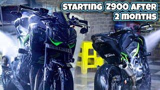 Will it start? Starting my Z900 after 2 months | Ride to Office | Daily Observation