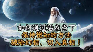 如何通过活在当下、保持觉知的方法破除幻相，切入真相！