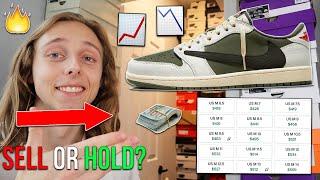 EASY HOLD! SELLOR HOLDTRAVIS SCOTT MEDIUM OLIVE JORDAN 1 LOW! (100K PAIRS GLOBAL?)