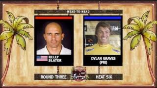 Round 3, Heat 6 - Kelly Slater  vs Dylan Graves