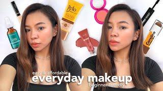 EASY EVERYDAY MAKEUP LOOK ft. affordable local & drugstore products! | Philippines