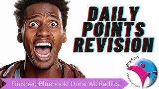 Daily Points Revision, Here's the routine