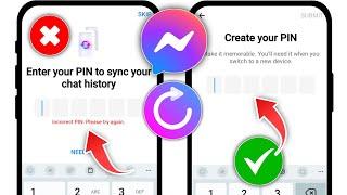 How to Reset End-to-end Encrypted Chat PIN Code on Messenger | Forgot Messenger PIN code