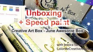 Creative Art Box Unboxing - June 2017 Awesome Box + Discount Code