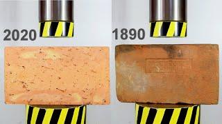 HYDRAULIC PRESS VS OLD AND MODERN BRICKS